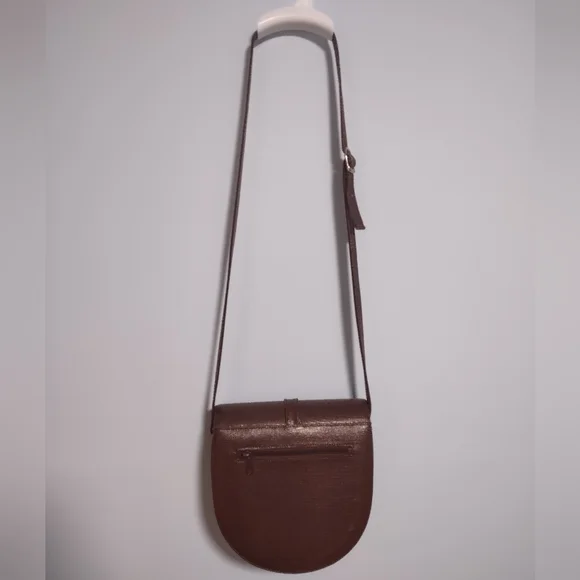 Vintage Designer Guy Laroche Paris Medium Brown Shoulder Bag - Picture 4 of 12